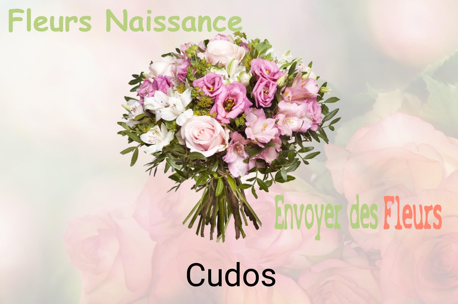 Bouquet de fleurs de naissance livré à Cudos